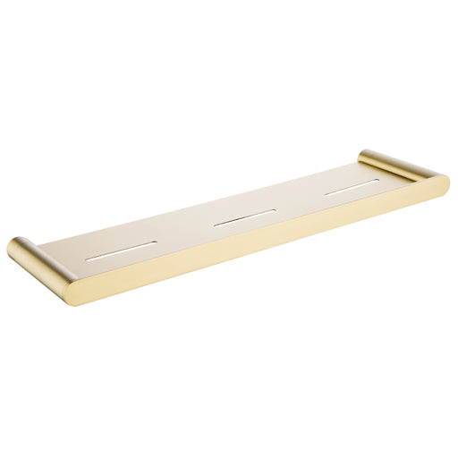 Classic Brushed Gold Shower Shelf - Acqua Bathrooms