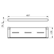 Classic Gun Metal Shower Shelf - Acqua Bathrooms