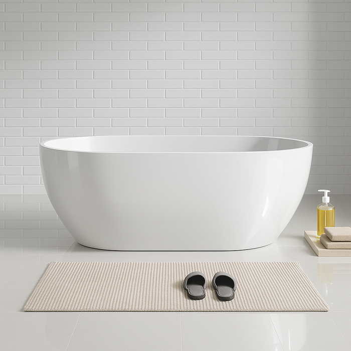 Cremona 1400 Round Freestanding Bath Tub - Acqua Bathrooms