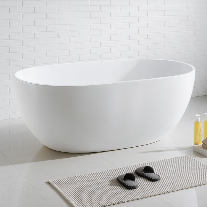 Cremona 1400 Round Freestanding Bath Tub - Acqua Bathrooms