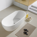 Cremona 1400 Round Freestanding Bath Tub - Acqua Bathrooms