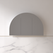 Cresta 1200 x 800mm Matte White Arched Shaving Cabinet - Acqua Bathrooms