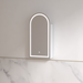 Cresta LED 450 x 900mm Matte White Arched Shaving Cabinet - Acqua Bathrooms