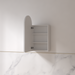 Cresta 450 x 900mm Matte White  Arched Shaving Cabinet - Acqua Bathrooms