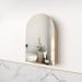 Cresta Light Walnut Arched Shaving Cabinet - Acqua Bathrooms