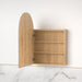 Cresta Light Walnut Arched Shaving Cabinet - Acqua Bathrooms