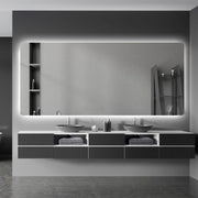 Indulge | Curva Rectangle 1800 x 800 Touchless LED Mirror  - Three Light Temperatures - Acqua Bathrooms