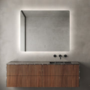 Indulge | Curva Rectangle 900 x 750 Touchless LED Mirror  - Three Light Temperatures - Acqua Bathrooms