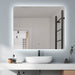Indulge | Curva Rectangle 900 x 750 Touchless LED Mirror  - Three Light Temperatures - Acqua Bathrooms