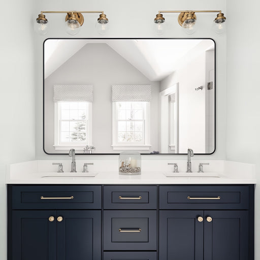 Curva Square 1200 x 800 Matte Black  Framed Mirror - Acqua Bathrooms