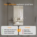 Curva 1000 x 2000 Polished Edge Mirror - Image 4