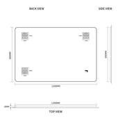 Indulge | Curva 1200 x 800 Edge Mirror - Acqua Bathrooms