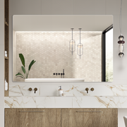 Curva 1200 x 800 Edge Mirror - Acqua Bathrooms