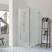 Corner Frameless Shower Screen - Acqua Bathrooms