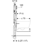 Geberit Sigma 8 Wall Hung Cistern - Wall Hung Frame - Acqua Bathrooms