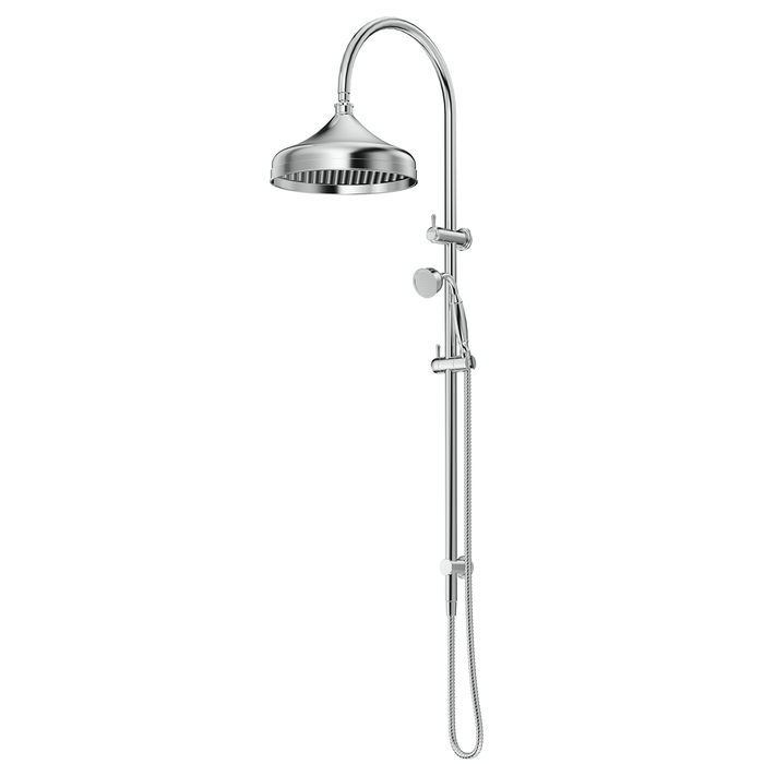 Mica Chrome Heritage Dual Shower Rail
