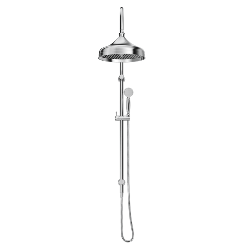 Mica Chrome Heritage Dual Shower Rail