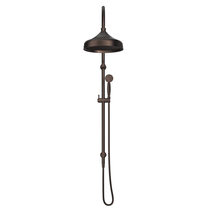 Mica Dusk Bronze Heritage Dual Shower Rail