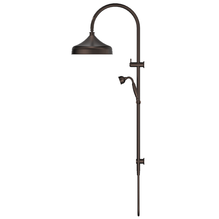 Mica Dusk Bronze Heritage Dual Shower Rail