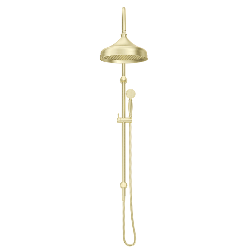 Mica French Gold Heritage Dual Shower Rail