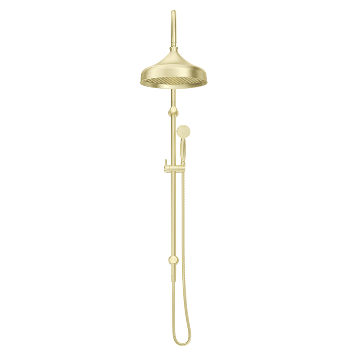 Mica French Gold Heritage Dual Shower Rail