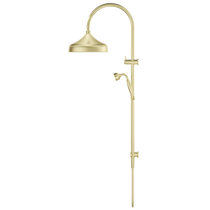 Mica French Gold Heritage Dual Shower Rail