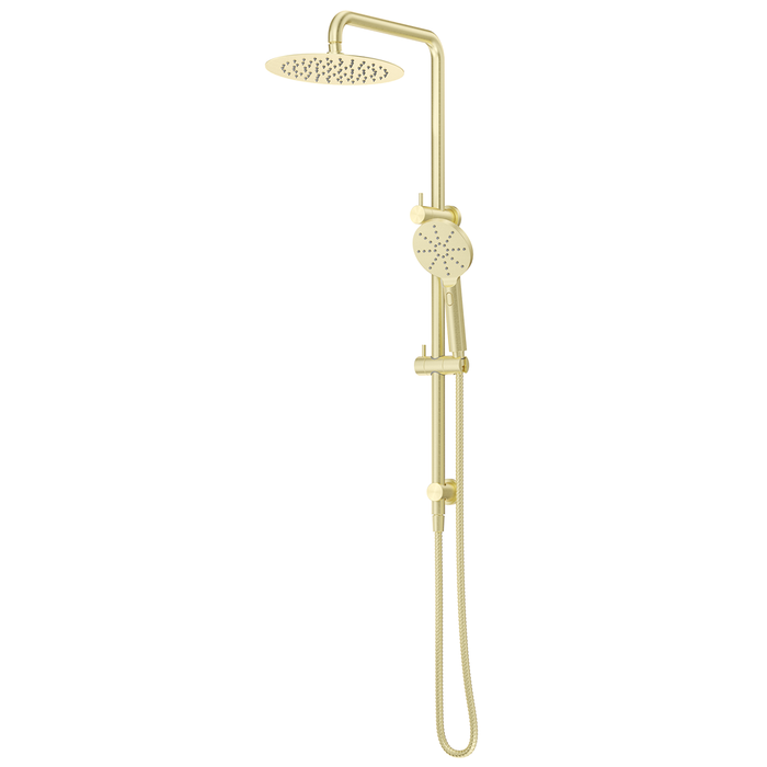 Mica French Gold Dual Shower Rail