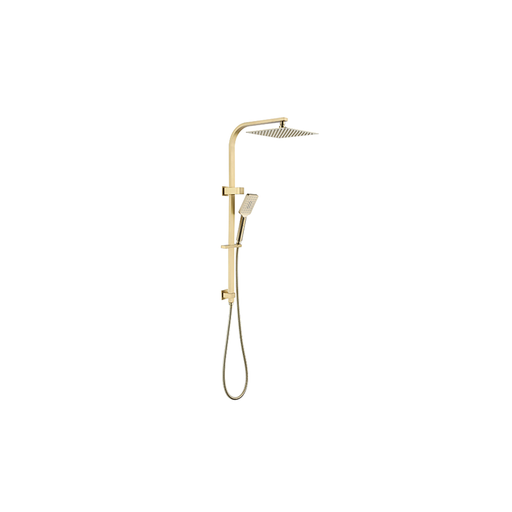 Beki / Tiago French Gold Dual Shower Rail - Acqua Bathrooms