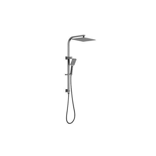 Beki / Tiago Gun Metal Dual Shower Rail - Acqua Bathrooms