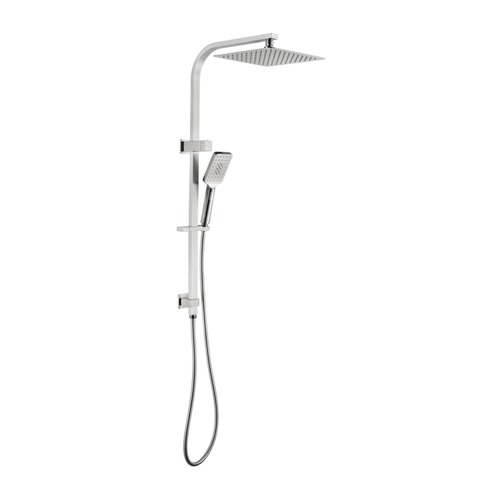 Beki / Tiago Brushed Nickel Dual Shower Rail