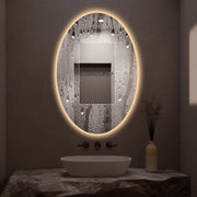Eclipse Touchless 600 x 900 LED Mirror - Three Light Temperatures - Acqua Bathrooms