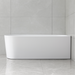 Nesta 1700 Matte White Right Corner Fit Freestanding Bath Tub - Acqua Bathrooms