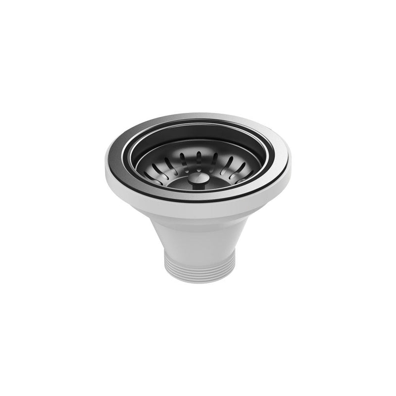Matte Black Butler Sink Waste Kit - Acqua Bathrooms