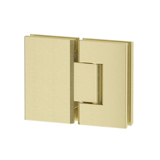 French Gold Shower Screen Hinge – Glass to Glass - Acqua Bathrooms