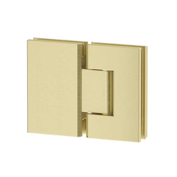 French Gold Shower Screen Hinge – Glass to Glass - Acqua Bathrooms