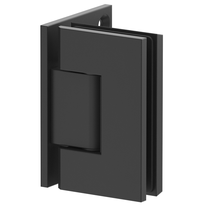 Matte Black Shower Screen Hinge – Glass to Wall