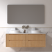 Fiora 1500mm Light Walnut Fluted Wall Hung Vanity - Acqua Bathrooms