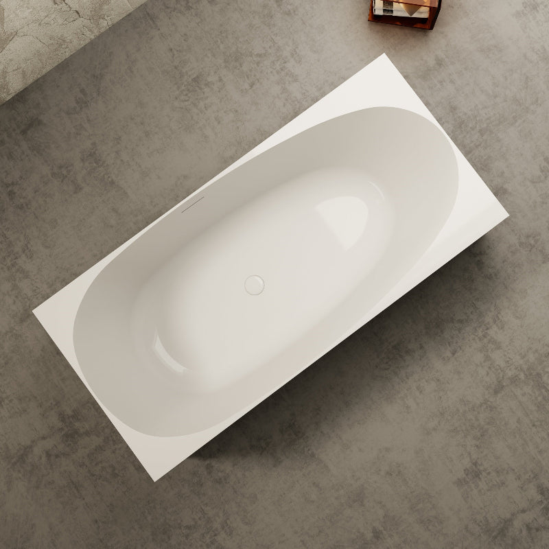 Forma 1500mm Matte White Multi Fit Back to Wall Designer Freestanding Bath - Acqua Bathrooms