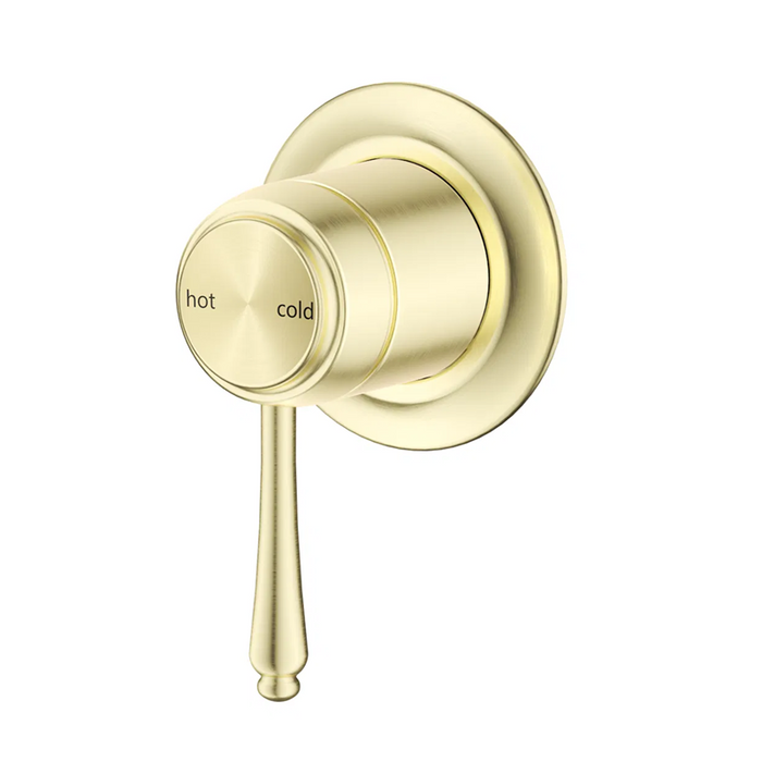 Mica French Gold Heritage Shower Mixer - Trim Kit Only - Acqua Bathrooms