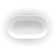 Aria 1400mm Oval Freestanding Bath Tub - Acqua Bathrooms