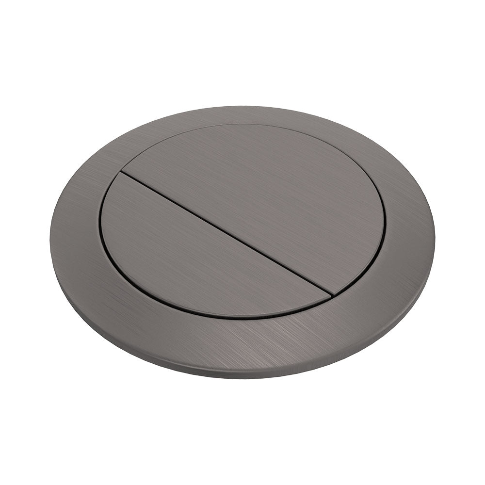Button Qua Round Gun Metal Flush Buttons