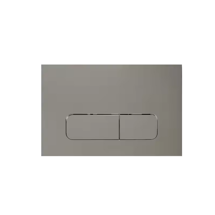Geberit Compatible Soft Square Gun Metal Grey - Acqua Bathrooms