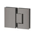 Gun Metal Shower Screen Hinge – Glass to Glass - Acqua Bathrooms