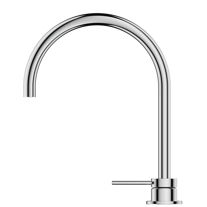 Mica Chrome Gooseneck Hob Sink/Basin Mixer Set