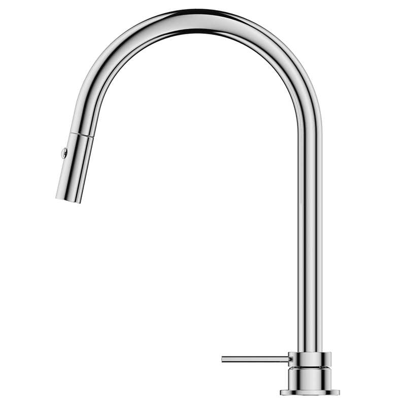 Mica Chrome Pull-Out Hob Mixer Set