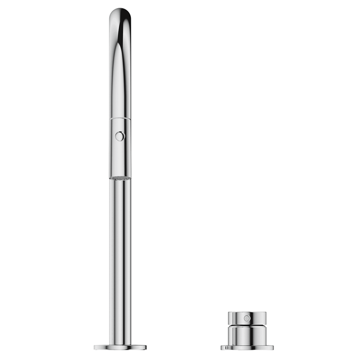Mica Chrome Pull-Out Hob Mixer Set