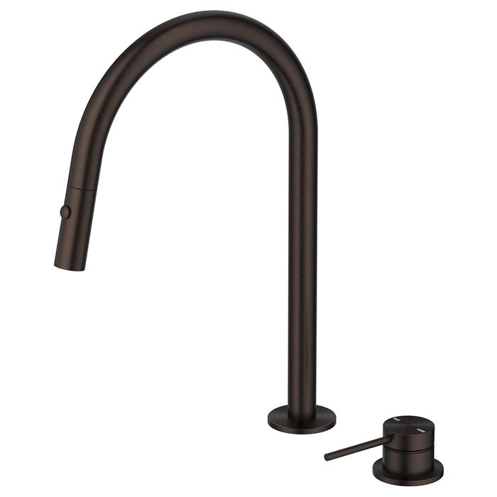 Mica Dusk Bronze Pull-Out Hob Mixer Set