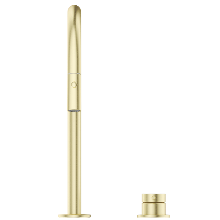 Mica French Gold Pull-Out Hob Mixer Set