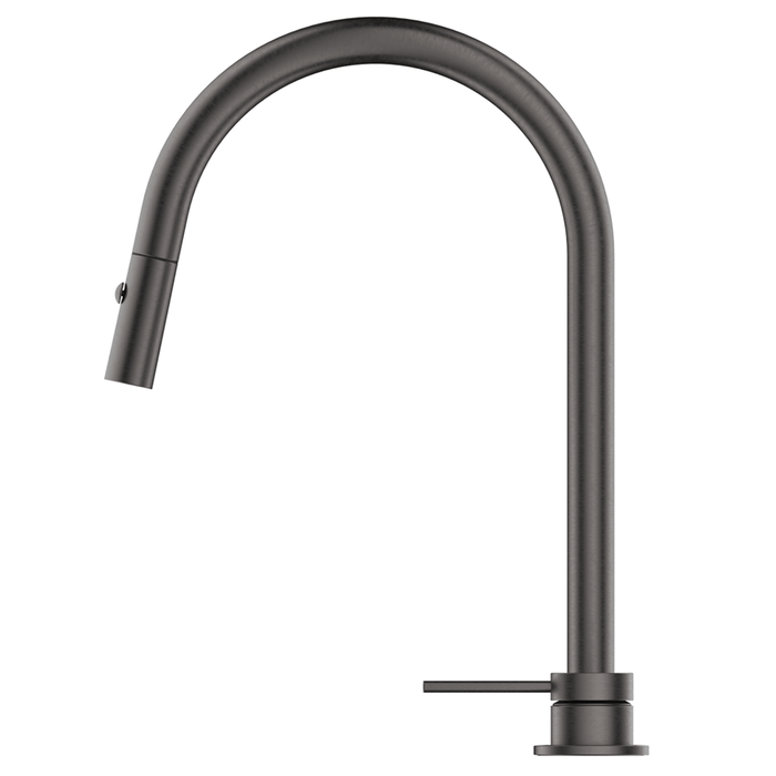 Mica Gun Metal Pull-Out Hob Mixer Set