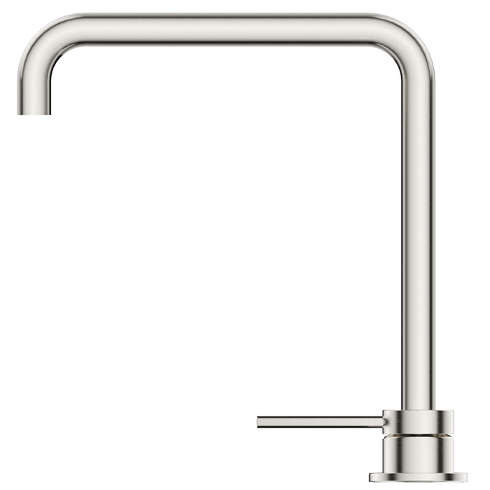 Mica Brushed Nickel  Soft-Square Hob Sink/Basin Mixer Set
